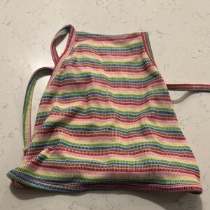 Colorful Striped Kids Backpack